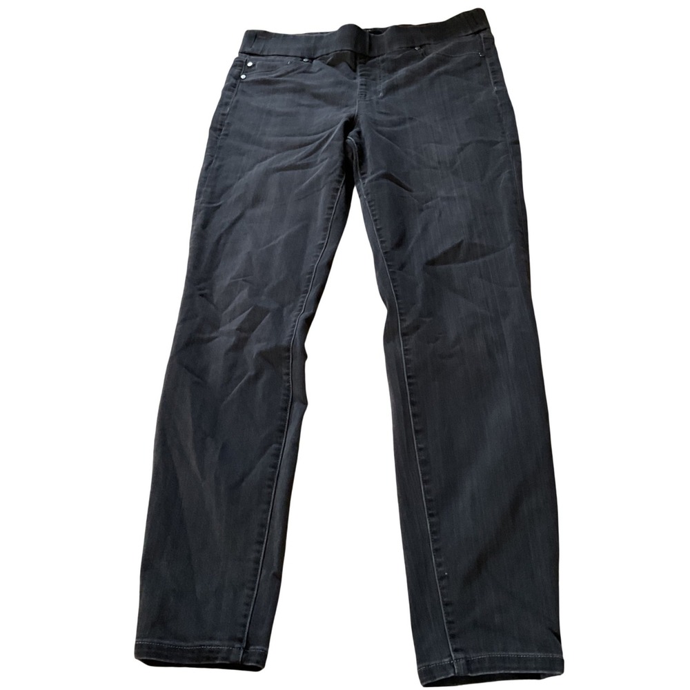 Liverpool Los‎ Angeles The Skinny Grey Pull On Jeans Size 10/30 Stretch Denim